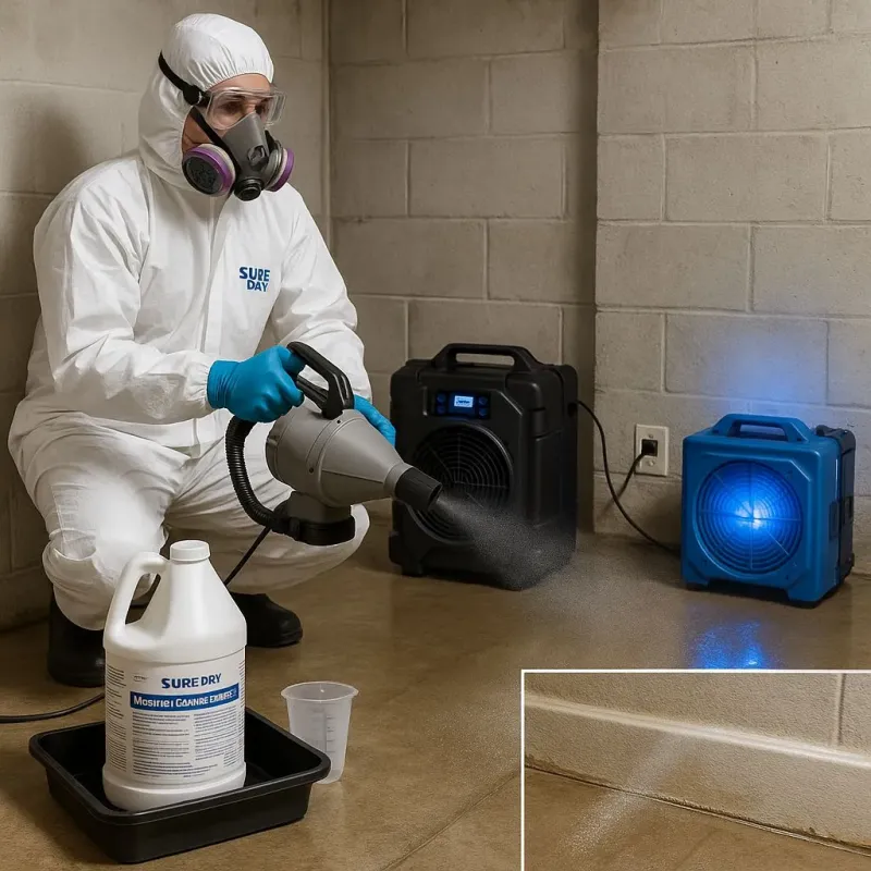 Sanitization and Odor Removal process in Brooklyn Center, MN