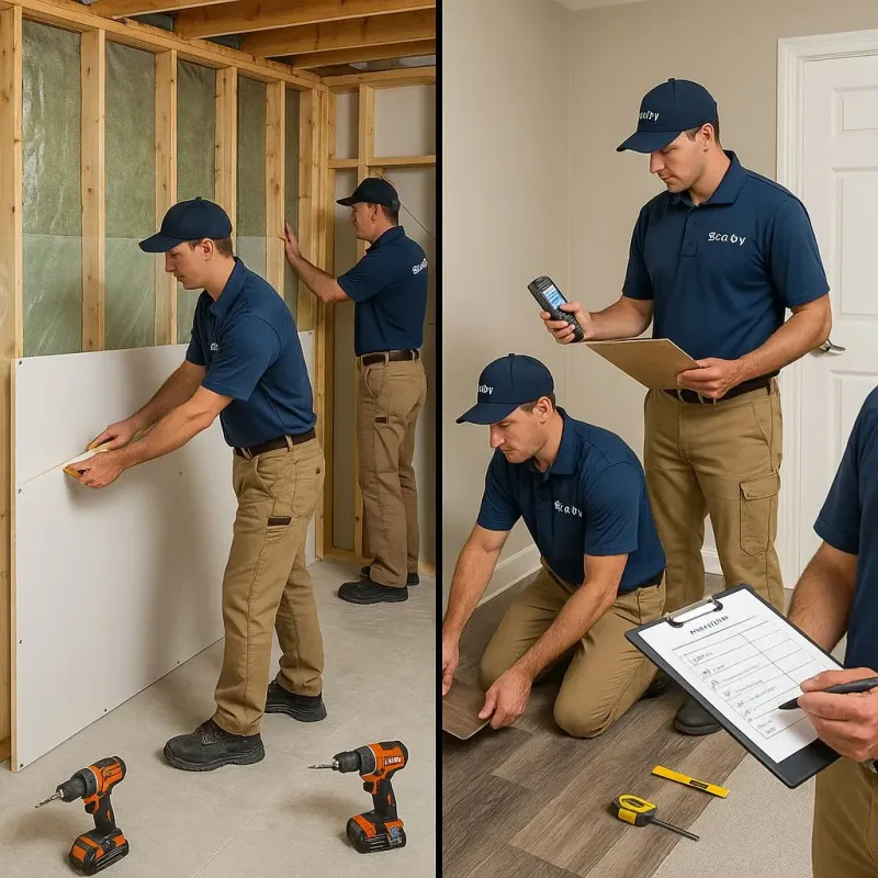 Repairs and Reconstruction process in Brooklyn Center, MN